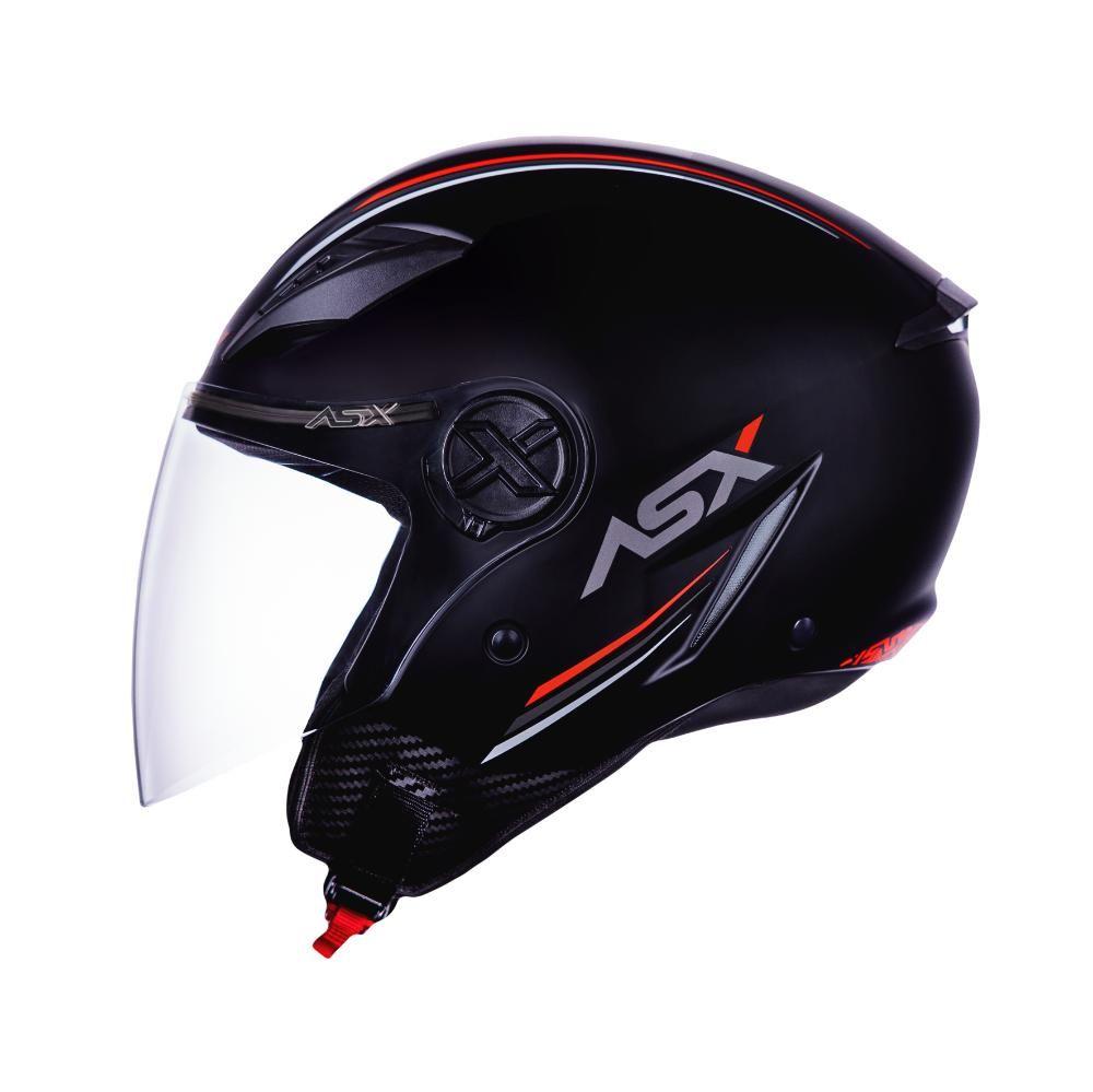 Capacete Aberto ASX City Air Moto Motociclista Motoqueiro