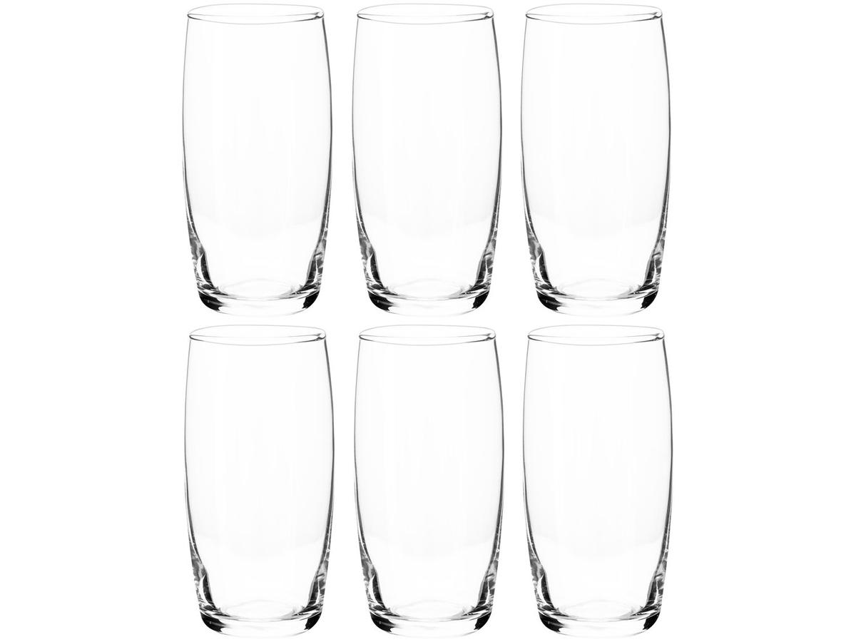 Jogo de Copos de Vidro 300ml 6 Peças Nadir