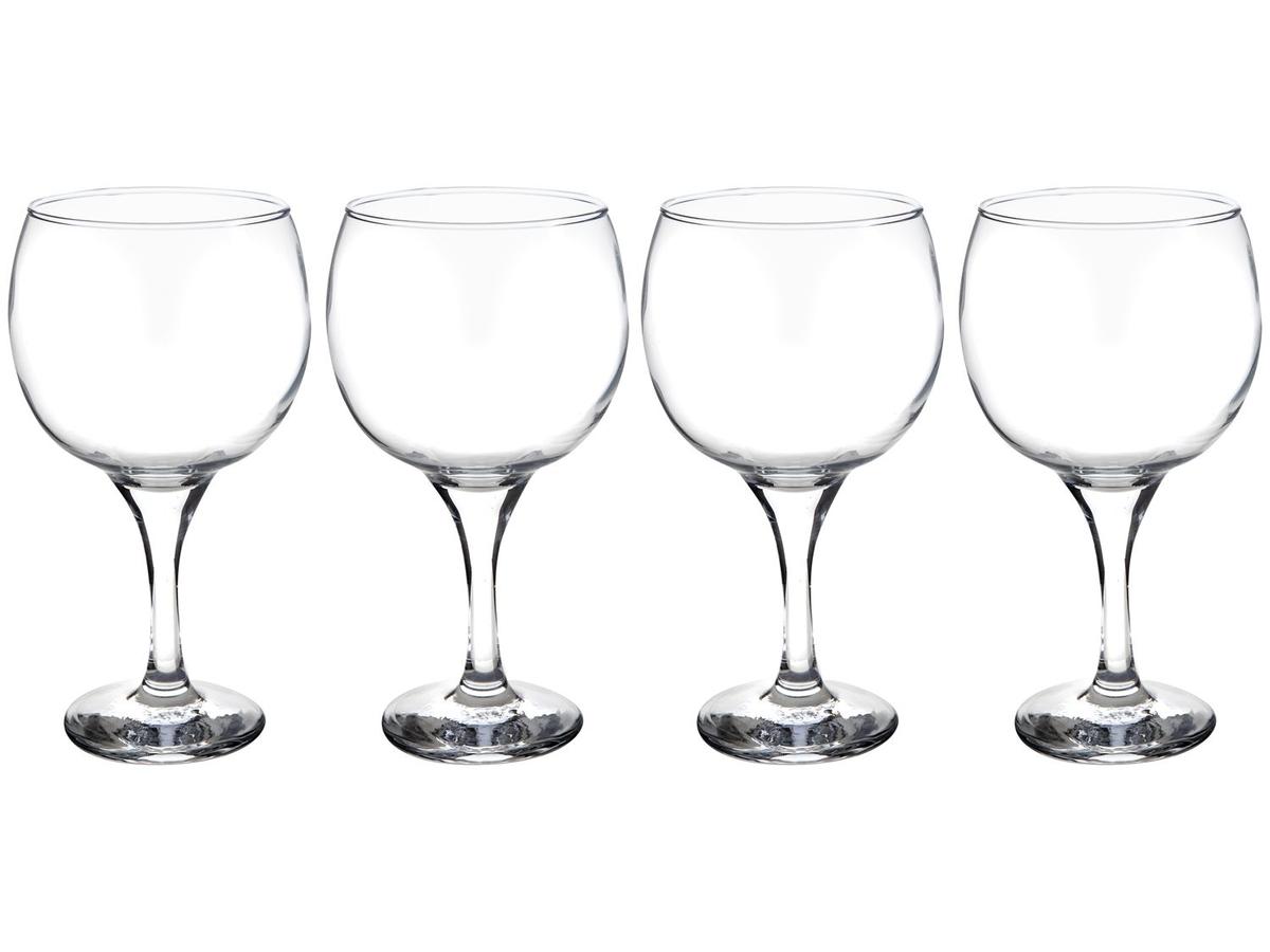 Jogo de Taças para Gin de Vidro 600ml 4 peças Nadir 7948