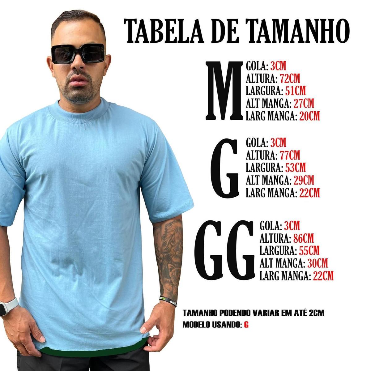 Kit com 3 Camisetas Oversized Masculina Lisa Pronta Entrega - RM Fabricacao