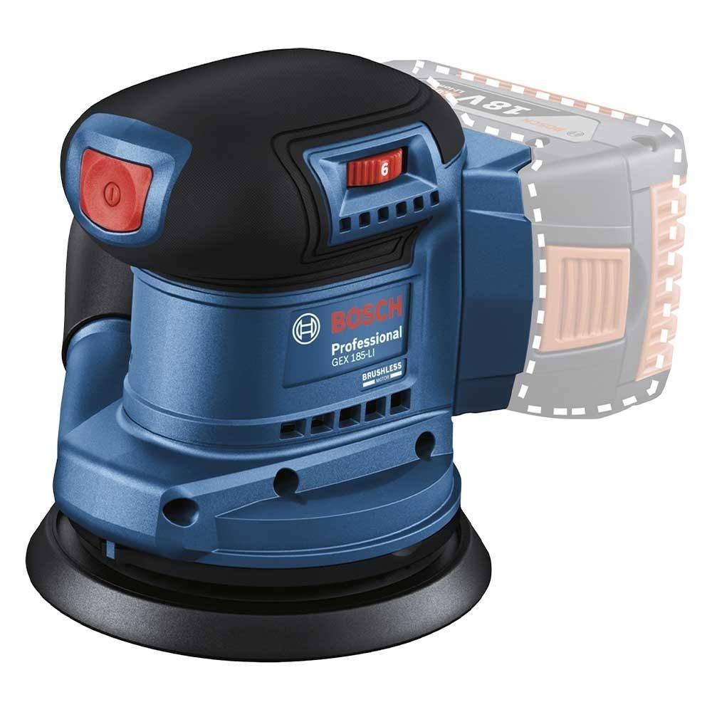Lixadeira Roto Orbital 18V 5" GEX 185-LI Sem Bateria Bosch