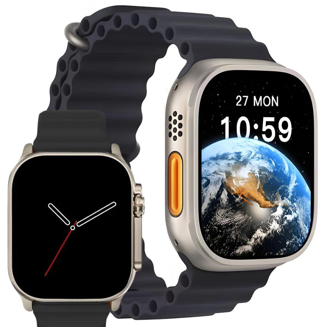 Relógio Inteligente S9 Ultra Masculino Feminino lançamento 2024 Nfc Induçao Bussola Gps Para Atividades Físicas