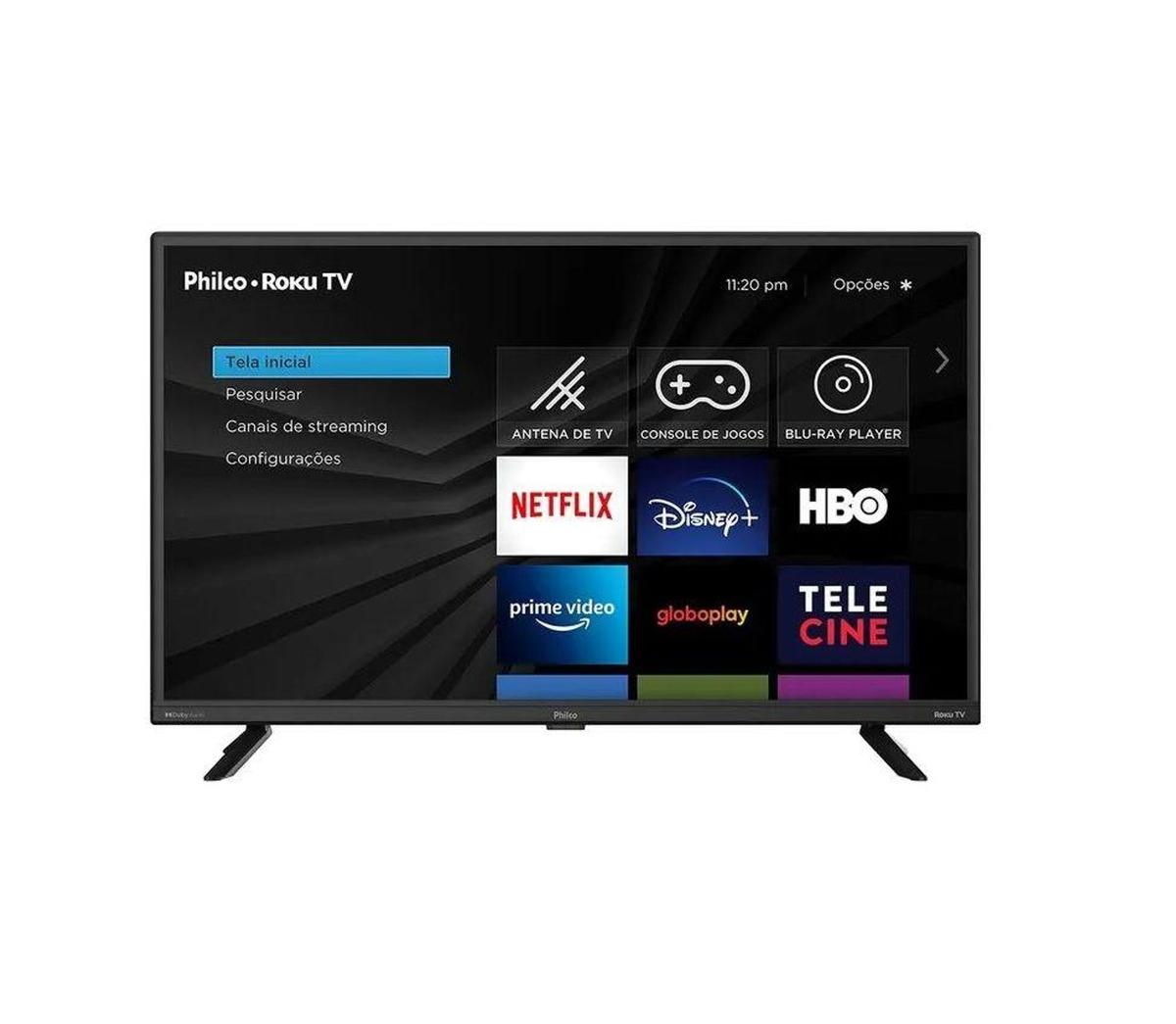 Smart TV 32 Philco Led PTV32G7PR2CGB Roku TV Dolby Audio