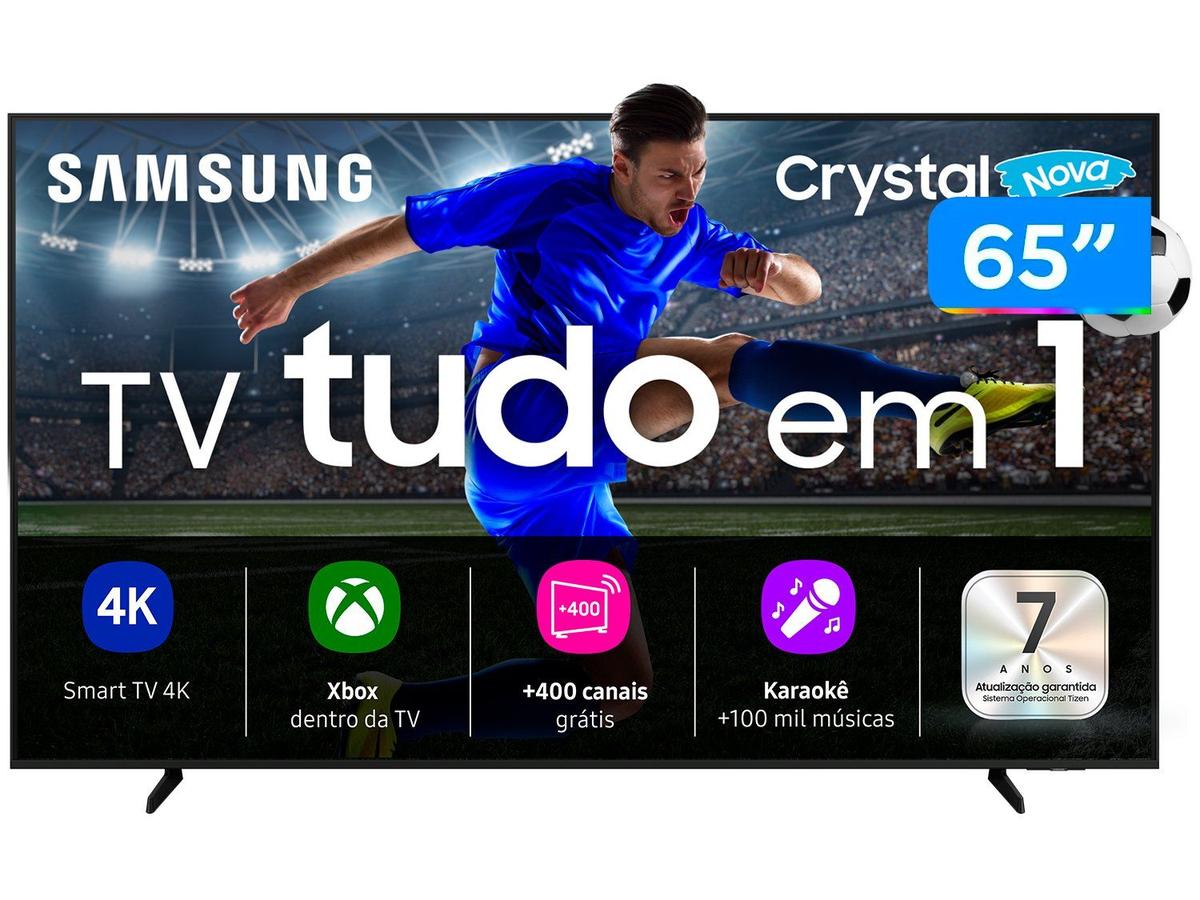 Smart TV 65 Polegadas U8600F 2025 Crystal UHD 4K Samsung UN65U8600FGXZD