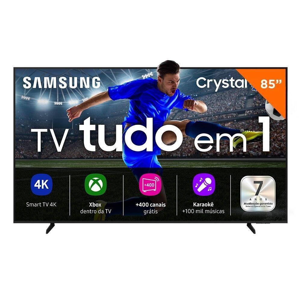 Smart TV 85 Polegadas Samsung Crystal UHD 4K - UN85U8600