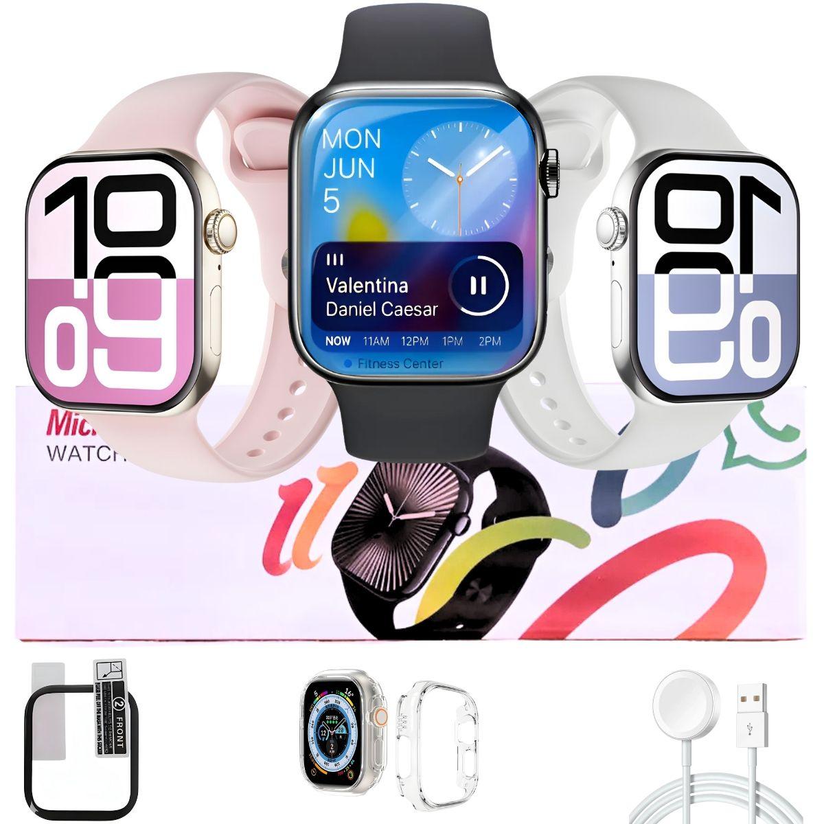 Smartwatch Relógio S11 Original Microwear Lançamento Chatgpt Responde Mensagens Series 11