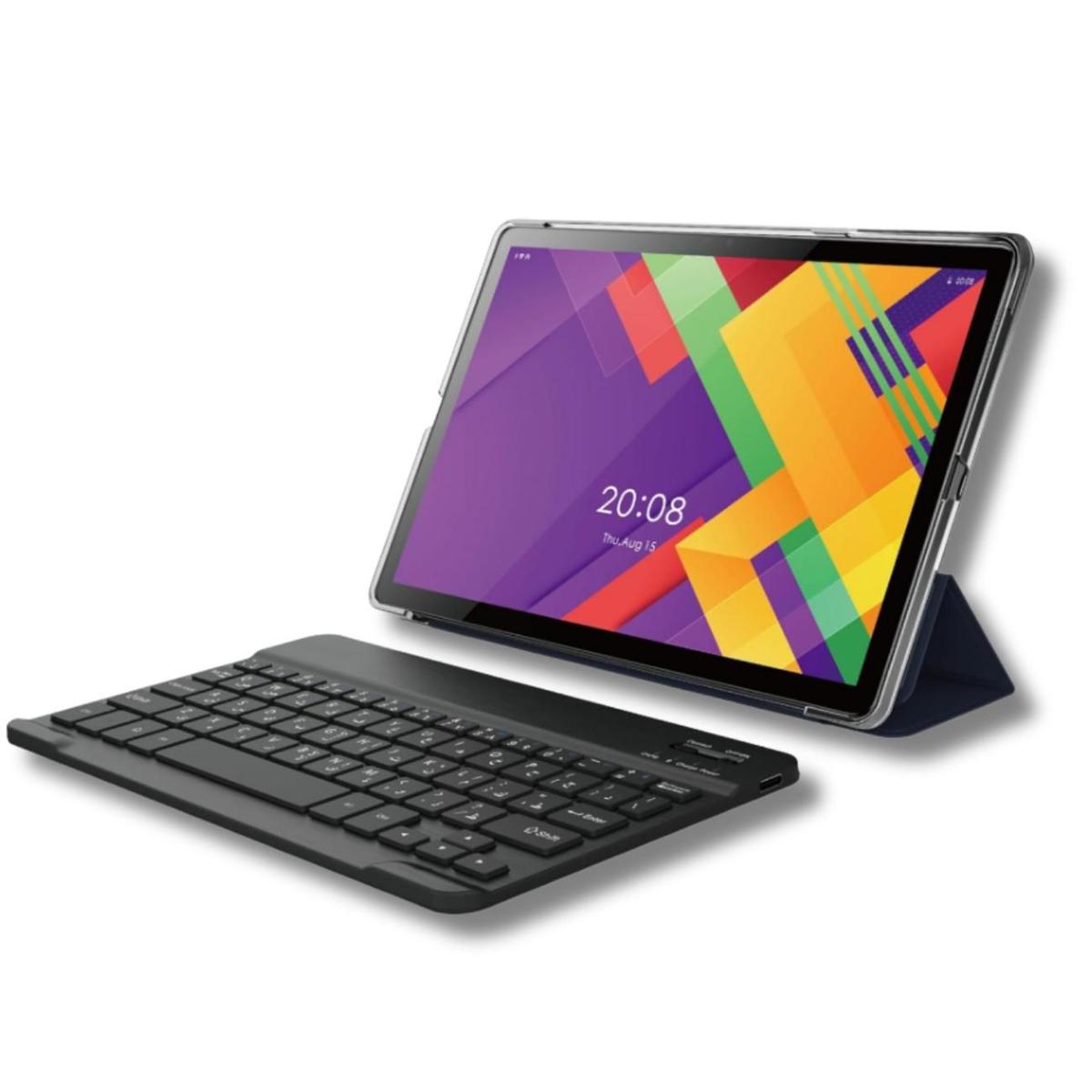 Tablet A06 Plus Android 14 8GB RAM 256GB Tela 10.1 Full HD WiFi Capa e Teclado Bluetooth Inclusos