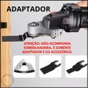 Acessórios Adaptador Oscilante Esmerilhadeira Angular Cabeça Universal Conversão Rosca M10 M12 - Jdmazine - foto 4