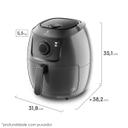 Air fryer Fritadeira Sem Óleo Elétrica Electrolux 6,5L Family Cesto Removível Com Timer 1700W de potência... - foto 2