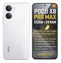 Aparelho Xiaomi Poco X8 Pro Max Branco 512 Gb 24gb Ram Tela 2772x1280px Trabalho - foto 1