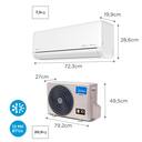 Ar Condicionado Inverter Midea AI Ecomaster 12000 BTUs Quente e Frio WIFI e IA - foto 4
