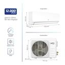 Ar Condicionado Split HQ Hi Wall Inverter 12.000 BTU/h Quente e Frio Branco VIHT12KCH3S2S23 220V - foto 3