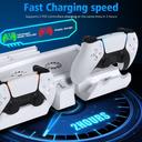 Base de Carregamento compativel para 2 Controles Dualsense de Playstation 5 Suporte para Headset e Jogos - foto 3