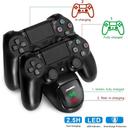 Base de carregamento dupla para controle sem fio Playstation 4 PS4 Slim, Pro - foto 5