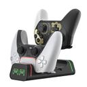 Base de Carregamento para Controle ECHZOVE PS5/Switch/Xbox Preta - foto 1