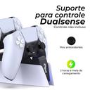 Base Suporte Carregador Duplo de Controle Dual Sense Compatível com PS5 Playstation 5 - foto 3