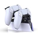 Base Suporte Carregador Duplo de Controle Dual Sense Compatível com PS5 Playstation 5 - foto 1