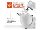 Batedeira Planetária Mondial Branco e Inox 700W - foto 4