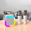 Caixa De Som Com Microfone Karaokê sem fio Bluetooth Brincadeira Família Criança - foto 1