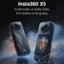 Câmera De Ação Insta360 X5 8k 360º Ipx8 À Prova Dágua Chip Triple Ai 2400mah Bateria Lentes Resistentes E... - foto 3