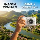 Câmera Digital 48MP com Tela Articulável para Uso Diário e Viagens Cor:Branco - foto 4