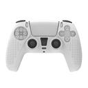 Capa Protetora Silicone + 2 Grips Para Controle Compatível Com Playstation 5 Branca - foto 3