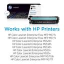 Cartucho de toner HP 508X preto de alto rendimento para HP M552, M553 - foto 2