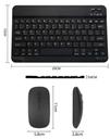 Case + Teclado Bluetooth Com Ç Para Tab Multilaser M10 10.1' - foto 4