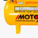 Compressor de Ar Air Power 15 Pés 3HP 150 Litros Mono 110/220V Bivolt Motomil - foto 4