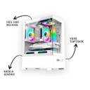 Computador Gamer Completo Branco Intel i5 Memoria Ram 16GB SSD 240GB Monitor Kit Periféricos Rosa -... - foto 2