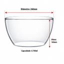 Conjunto 3 Tigelas de Vidro Gourmet Tropical para Mesa e Servir - RUVOLO GLASS COMPANY - foto 4