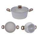 Conjunto de Panelas 10 Peças Indução Mimo Style Cook Mármol - foto 3