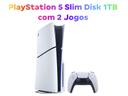 Console Sony PlayStation 5, Com Leitor de Discos, SSD 1TB, Controle Sem Fio DualSense + 2 Jogos - foto 2