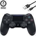 Controle PS 4 Dualshock 4 Original Sony Preto Onix Black Lacrado + Cabo - foto 1