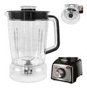 Copo de Liquidificador Compatível Mondial Turbo Premium Inox L1000 L1100 Preto - foto 1