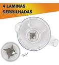 Copo de Liquidificador Compatível Philips Walita Multiprocessador Ri7625 Power Chop Ri7630 Preto - foto 3