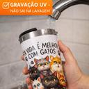 Copo Térmico Personalizado 360 Gatos 500 ml Qualidade Premium Gravado UV Presente Amantes de Gatos - Copo... - foto 4