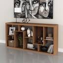 Estante Multiuso Vertical ou Horizontal 159CMX 78cm E1712 Marrom/Amêndoa - Tecno Mobili - foto 1