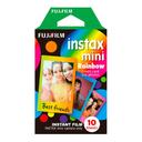 Filme Fujifilm para Câmera Fotográfica Instantânea Instax Mini Rainbow Pack 10 fotos coloridas - foto 1
