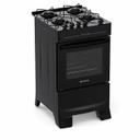 Fogão de Piso 4 Bocas Atlas Tropical Top Glass Preto Bivolt ,Mesa de Vidro, Acendimento Automático e Forno 48L - foto 1