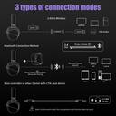 Fone de Ouvido Gamer Sem Fio NUBWO G06 com Microfone - Compatível com PS5, PS4 e PC - foto 4