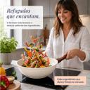 Frigideira Antiaderente Wok Em Cerâmica Grande Com Tampa Em Vidro Para Fogão De Indução E Gás 28cm 4,3... - foto 2