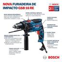 Furadeira Impacto 13mm Bosch Gsb 16 Re 850w 110v - foto 2