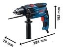 Furadeira Impacto 13mm Bosch Gsb 16 Re 850w 110v - foto 3
