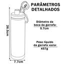 Garrafa Térmica Água Café Suco MODUS Aço Inox 750ml Parede Dupla Com Base de Silicone - foto 3