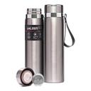 Garrafa Térmica Inox 1 Litro Squeeze Vedação para Água Gelada e Quente - Vittak - foto 2