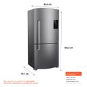 Geladeira Brastemp Frost Free Inverse 591 Litros cor Inox - BRE85MK - foto 4