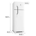 Geladeira Electrolux Cycle Defrost 260L Super Freezer Duplex Branca DC35A - foto 2