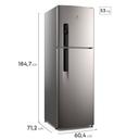 Geladeira Electrolux Frost Free 400L AutoSense Inverter Duplex Inox Look (IF44S) - foto 2