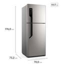 Geladeira Electrolux Frost Free com AutoSense 432L Efficient Duplex Inox Look (TF70S) - foto 2